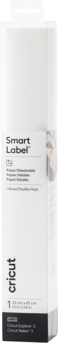 Cricut Smart Labels | oplosbaar | wit | 33x61cm | 1 vel